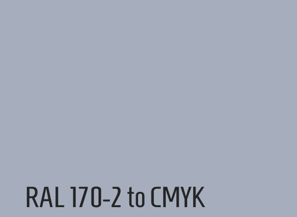 RAL 170-2 to CMYK