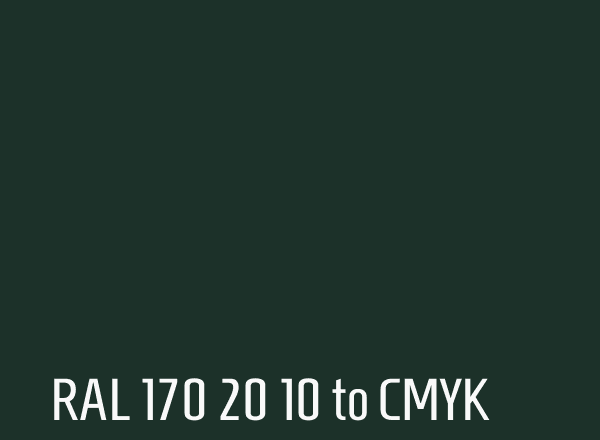 RAL 170 20 10 to CMYK