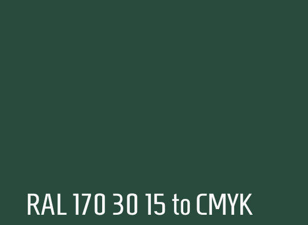 RAL 170 30 15 to CMYK