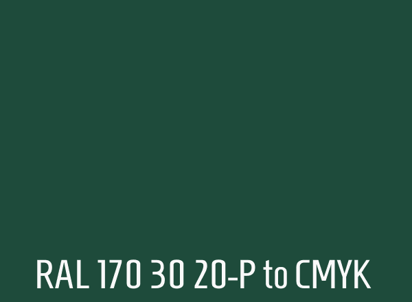 RAL 170 30 20-P to CMYK
