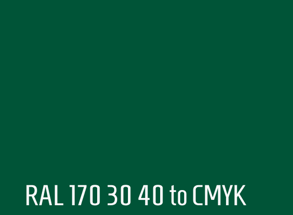 RAL 170 30 40 to CMYK