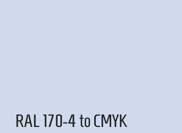 RAL 170-4 to CMYK