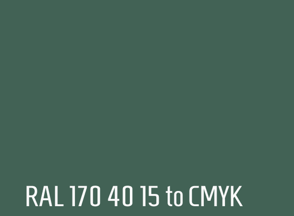 RAL 170 40 15 to CMYK