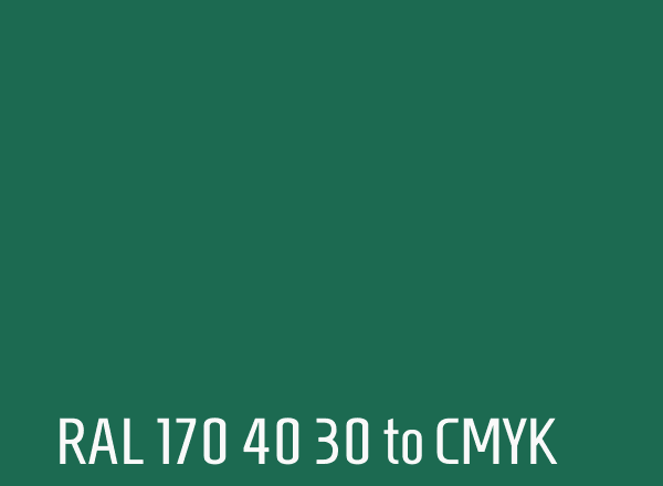 RAL 170 40 30 to CMYK