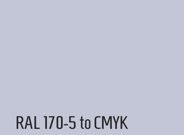 RAL 170-5 to CMYK