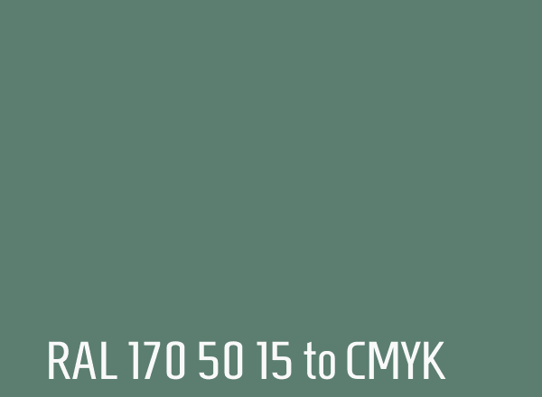 RAL 170 50 15 to CMYK