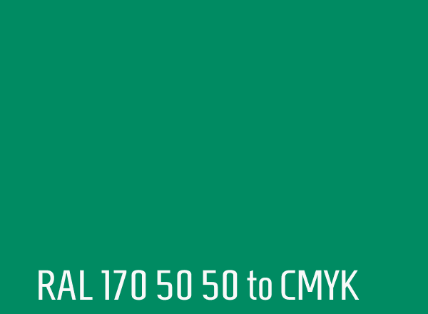 RAL 170 50 50 to CMYK