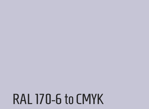 RAL 170-6 to CMYK