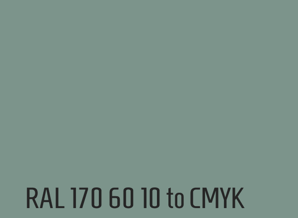 RAL 170 60 10 to CMYK