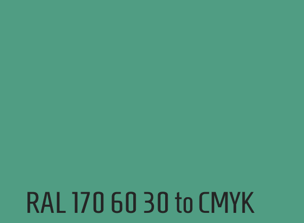 RAL 170 60 30 to CMYK
