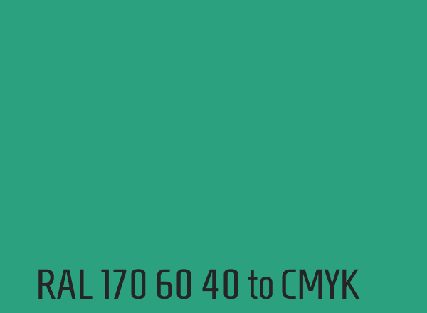 RAL 170 60 40 to CMYK