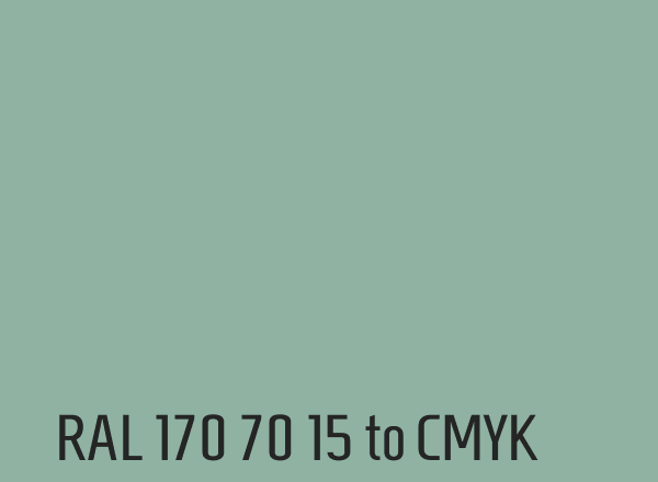 RAL 170 70 15 to CMYK