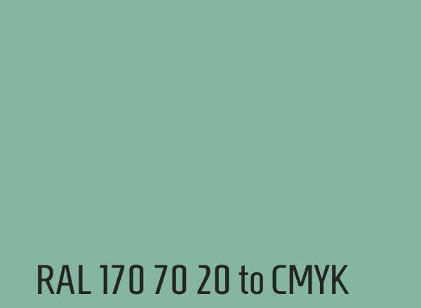 RAL 170 70 20 to CMYK