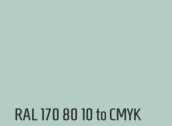 RAL 170 80 10 to CMYK
