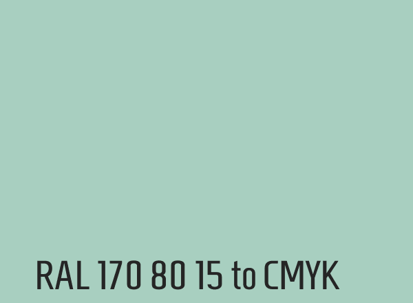 RAL 170 80 15 to CMYK