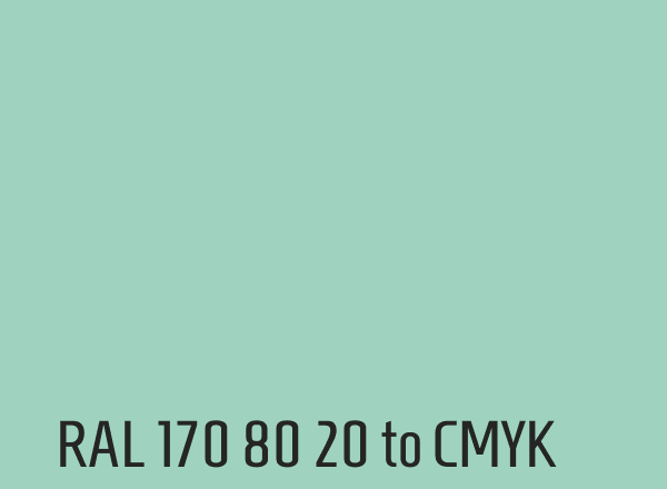RAL 170 80 20 to CMYK