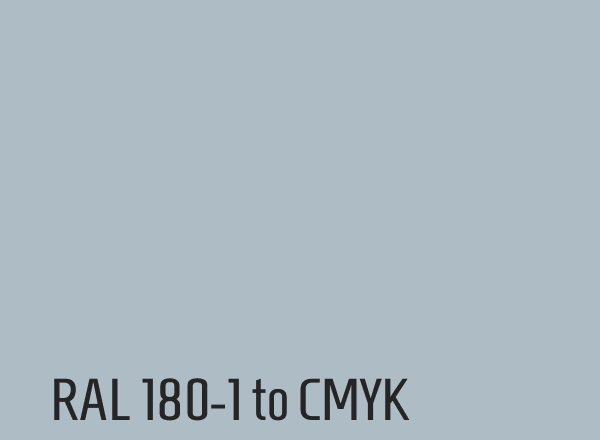RAL 180-1 to CMYK