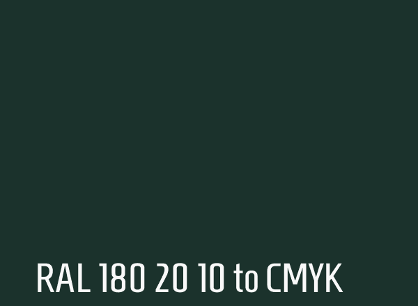 RAL 180 20 10 to CMYK