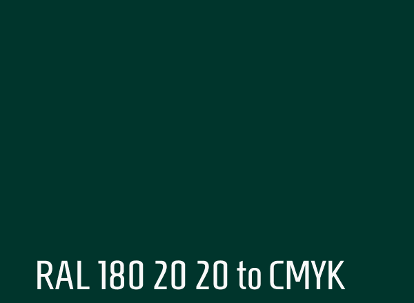 RAL 180 20 20 to CMYK