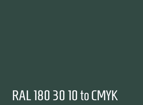 RAL 180 30 10 to CMYK