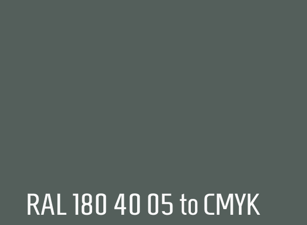 RAL 180 40 05 to CMYK