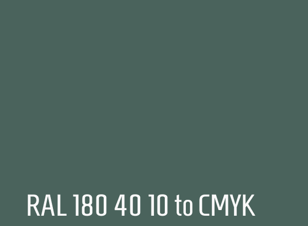 RAL 180 40 10 to CMYK