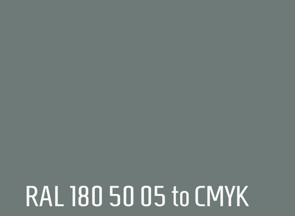 RAL 180 50 05 to CMYK