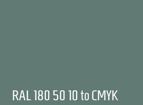 RAL 180 50 10 to CMYK