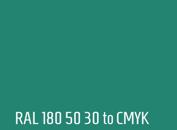 RAL 180 50 30 to CMYK