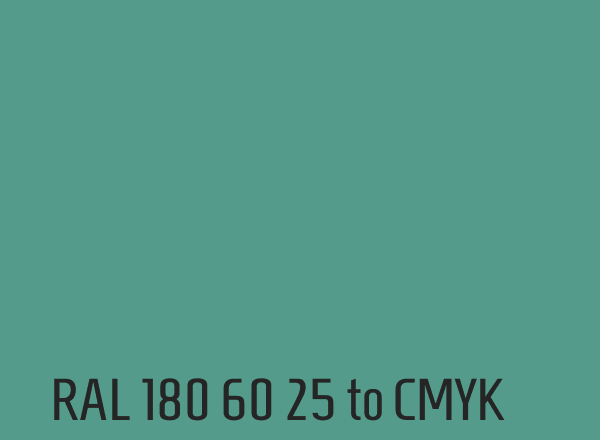 RAL 180 60 25 to CMYK