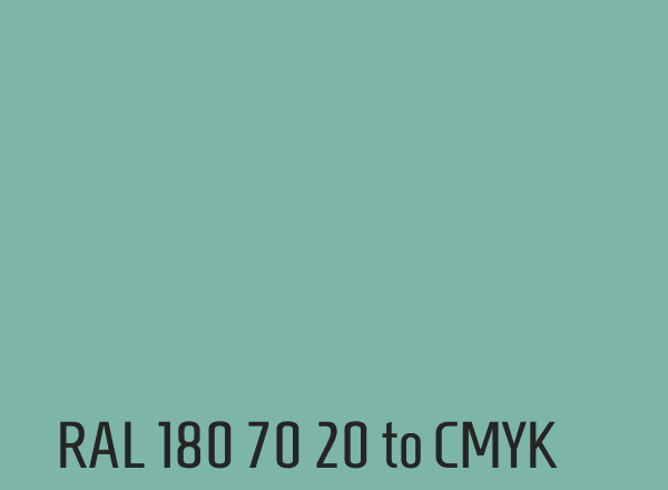 RAL 180 70 20 to CMYK