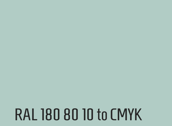RAL 180 80 10 to CMYK