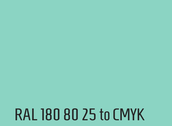 RAL 180 80 25 to CMYK