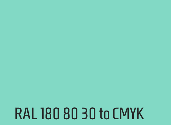 RAL 180 80 30 to CMYK