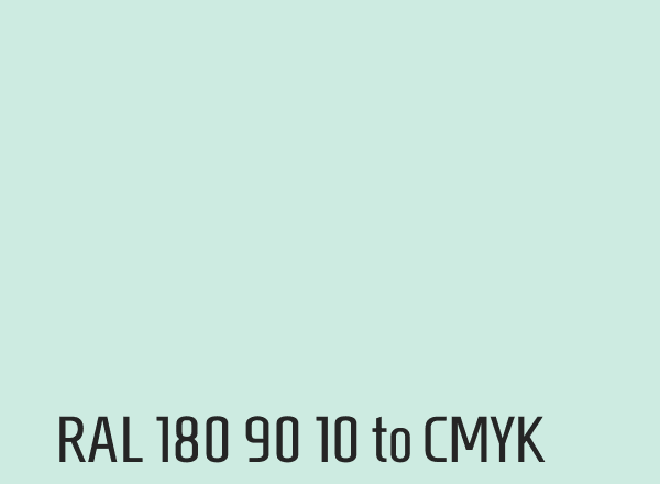 RAL 180 90 10 to CMYK