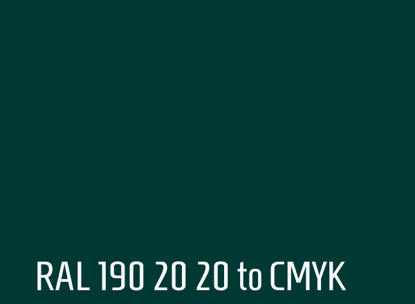 RAL 190 20 20 to CMYK