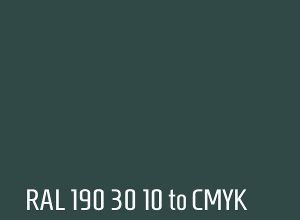 RAL 190 30 10 to CMYK