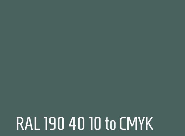 RAL 190 40 10 to CMYK