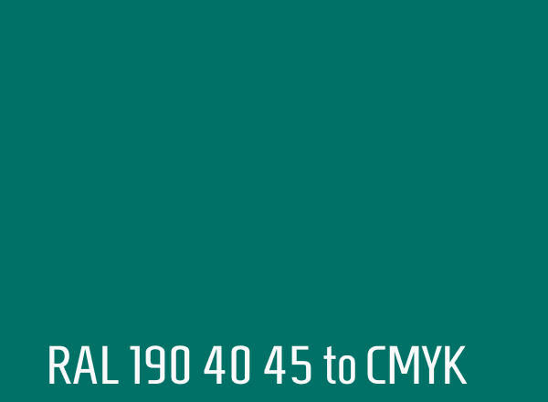 RAL 190 40 45 to CMYK
