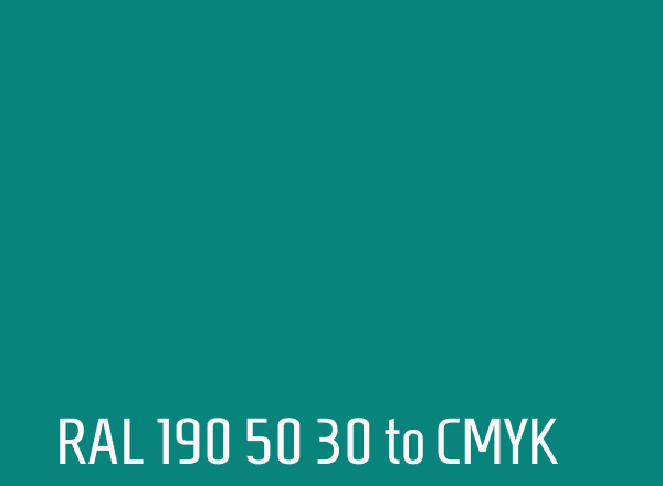 RAL 190 50 30 to CMYK