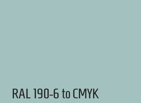 RAL 190-6 to CMYK