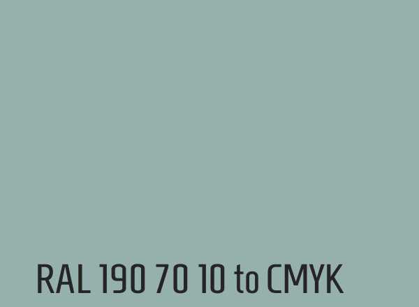 RAL 190 70 10 to CMYK