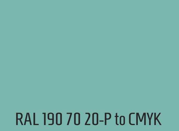 RAL 190 70 20-P to CMYK