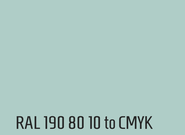 RAL 190 80 10 to CMYK