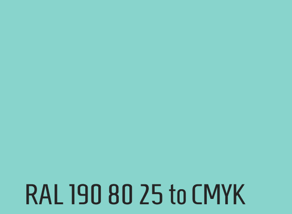 RAL 190 80 25 to CMYK