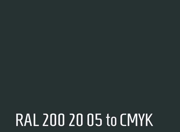 RAL 200 20 05 to CMYK