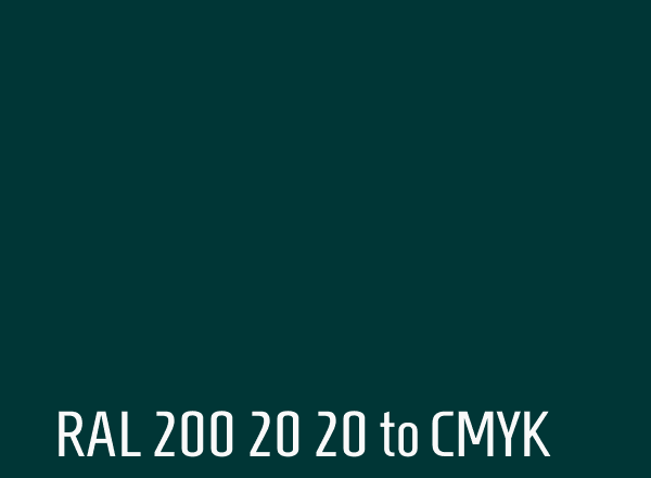 RAL 200 20 20 to CMYK