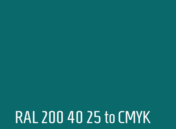 RAL 200 40 25 to CMYK