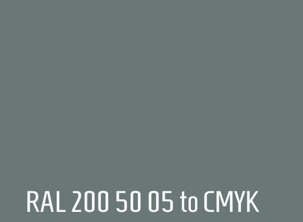 RAL 200 50 05 to CMYK