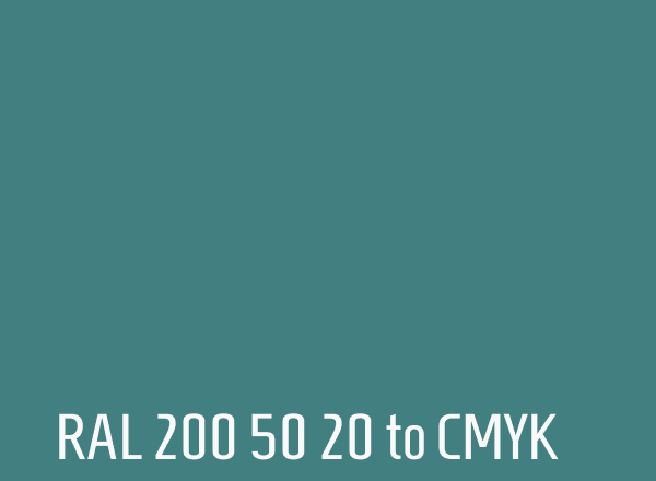 RAL 200 50 20 to CMYK
